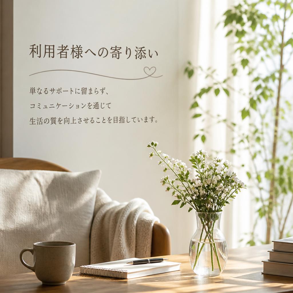 利用者様に寄り添う個別サポート